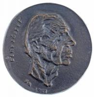 Borsos Miklós (1906-1990) 1958. Egry József egyoldalas öntött Br emlékérem (208,66g/86-88mm) T:2 / Hungary 1958. József Egry one-sided cast Br commemorative medallion (208,66g/86-88mm) C:XF