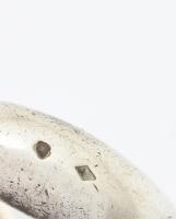 Ezüst(Ag) Gerka ékszeróra, jelzett, működik, kopásnyomokkal, 5,5×4 cm, bruttó: 39,67 g