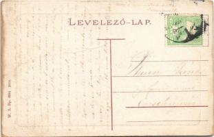 1910 Kolozsvár, Cluj; Mátyás király szobra. W. L. Bp. 6381. / statue of Matthias Corvinus, King of H...