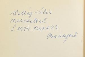 Prőhle Jenő: Petőfi költészete és szelleme a soproni evangélikus líceumban a kiegyezésig. Dedikált k...