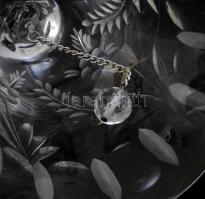 Kristály asztali csengő. Hibátlan. 25 cm