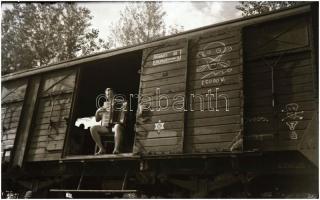 II. világháborús katonai negatívok, 7 db, 6×9 cm