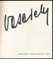1969 Bp., Vasarely kiállítási katalógus (Műcsarnok)