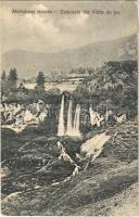 1921 Topánfalva, Topersdorf, Campeni; Alsóvárosi (Alsóvidrai) vízesés. Csiky Testvérek kiadása / Cataracta din Vidra de jos / waterfall (EK)