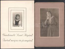 cca 1900 7 db nagyobb méretű és tabló fotó