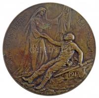 Hollandia 1914. A Z E KARDINAAL MERCIER NATIONALE HULDE VADERLANDSLIEFDE LIJDZAAMHEID 1914 kétoldalas Br emlékérem. Szign.: J. Jourdain (87,37g/65mm) T:2 / Netherlands 1914. A Z E KARDINAAL MERCIER NATIONALE HULDE VADERLANDSLIEFDE LIJDZAAMHEID 1914 double-sided Br commemorative medallion. Sign.: J. Jourdain (87,37g/65mm) C:XF