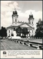 cca 1970-1980 A felújított Debreceni Református Nagytemplom, Építésügyi Tájékoztatási Központ, fotó, 17,5×23 cm