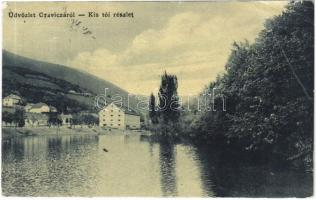 1912 Oravicabánya, Oravica, Oravicza, Oravita; Kis tó. W. L. 1207. Mich. Theodorovits kiadása / lake (EB)