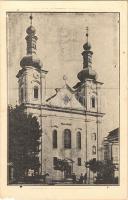 Marosvásárhely, Targu Mures; Római katolikus plébánia Marosvásárhely visszatért! / parish church (b)