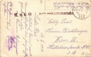 1918 Osztrák-magyar katonák csoportképe / WWI Austro-Hungarian K.u.K. military, group of soldiers. p...