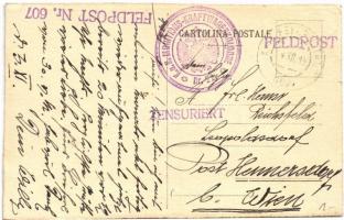 1915 "Non ci arriva" A. Fusetti editore s: A. Moradei + "K.u.K. Munitions-Kraftwagenk...