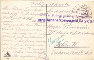 1918 Lago di Misurina, Lake Misurina; Misurinasee gegen Sorapis / lake, mountains + "K.u.K. Kri...