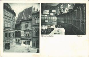 1926 Wien, Vienna, Bécs; Griechenbeisl / restaurant, interior, shop of Johann Ungar (fa)