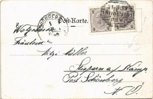 1899 Wien, Vienna, Bécs; Aspernbrücke / bridge (EK)