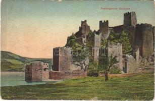 1911 Galambóc, Golubac; Festungsruine / várrom. Hutterer G. kiadása (Orsova) / castle ruins (EK)