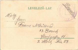 1915 Budapest I. Királyi vár. Erdélyi cs. és kir. udvari fényképész felvételei után. Art Nouveau, li...