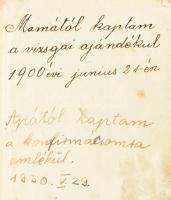 3 db régi imakönyv a XX. sz. elejéről