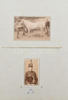 cca 1860-1910 A Szendreffy-család fotóalbuma, benne 45 db fotóval, Licskó J. (Pest), Steindl Károly ...