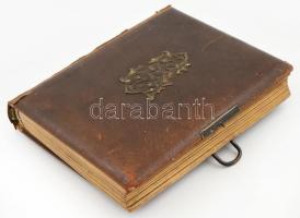 cca 1860-1910 A Szendreffy-család fotóalbuma, benne 45 db fotóval, Licskó J. (Pest), Steindl Károly ...