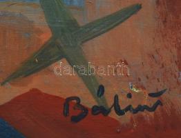 Bálint jelzéssel: Alak. Olaj, farost, sérült. 34,5×25 cm