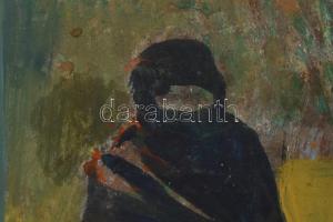 Bálint jelzéssel: Alak. Olaj, farost, sérült. 34,5×25 cm