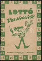 cca 1960 LOTTÓ variációk, kiadja: a Sportfogadási és Lottó Igazgatóság, 63p