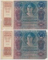 1914. 50K (5x) T:III több darabon anyaghiány
Adamo K24