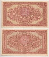 1920. 1K (3x) "aa" sorozatjellel + 1920. 2K (2x) "2aa" sorozatjellel T:III