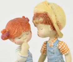 4 db Sarah Kay figura, műgyanta, jelzett (DeAgostini), hibátlan, eredeti dobozokban, m:11 cm