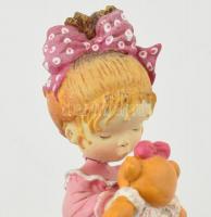 4 db Sarah Kay figura, műgyanta, jelzett (DeAgostini), hibátlan, eredeti dobozokban, m:11 cm