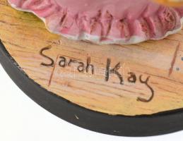 4 db Sarah Kay figura, műgyanta, jelzett (DeAgostini), hibátlan, eredeti dobozokban, m:11 cm