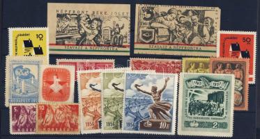 1945-1956 16db mozgalmi levélzáró