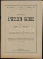 1902 Bp., Budapesti Építészeti Szemle, XI. évfolyam, VI. füzet. Szerkeszti: Bobula János