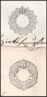 1853-1857 2 db szignettás dokumentum