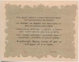 1848. 10Ft "Kossuth bankó" kibocsátás helye, ideje sorban  "Buda Pest..." után v...