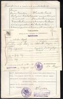 1930 Bp., németből fordított dokumentum, közjegyzői aláírással