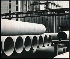 cca 1975 Gebhardt György (1910-1993) budapesti fotóművész hagyatékából 2 db vintage fotó, az egyik a...