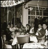 1979 Nagymágocs, szilveszteri mulatság, Demeter Sándor szentesi fényképész riport felvételei a hagya...