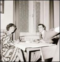 1979 Nagymágocs, szilveszteri mulatság, Demeter Sándor szentesi fényképész riport felvételei a hagya...