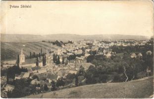 1917 Polyán, Poiana Sibiului; látkép, templom. Dumitru B. Comsa kiadása / general view, church (fl)