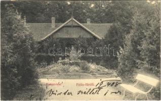 1908 Félixfürdő, Baile Felix; Postahivatal. Özv. Vermes Bernátné kiadása / post office