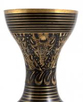 Szír réz váza. kézi díszítéssel /  Syrian vase:36,5 cm