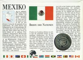 Mexikó 1957. 1P érmes, bélyeges boríték T:1