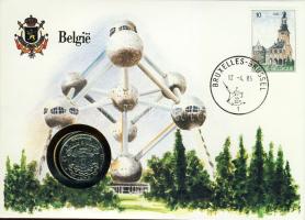 Belgium 1976. 10Fr érmes, bélyeges boríték T:1