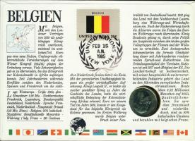 Belgium 1976. 10Fr érmes, bélyeges boríték T:1
