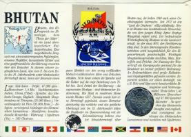 Bhután 1975. 10c érmes, bélyeges boríték T:1