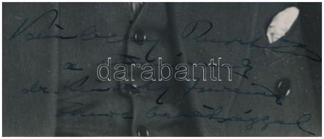 cca 1930 Kinszki Imre (1901-1945) budapesti fotóművész hagyatékából, jelzés nélküli vintage fotó Vám...