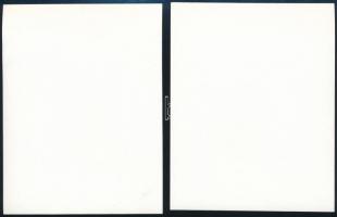 cca 1933 Kinszki Imre (1901-1945) budapesti fotóművész hagyatékából, 2 db jelzés nélküli vintage fot...