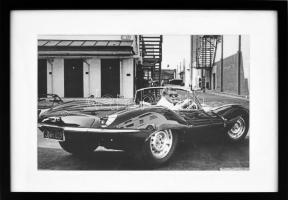James Dean és a Corvette nagy méretű nyomat keretben. Keret mérete-. 52X43 cm