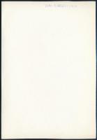 cca 1935 Kinszki Imre (1901-1945) budapesti fotóművész hagyatékából, pecséttel jelzett vintage fotóm...